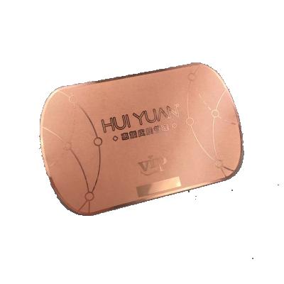 China China Design Gold Metal Card Chip NFC Free Metal Business Card for sale