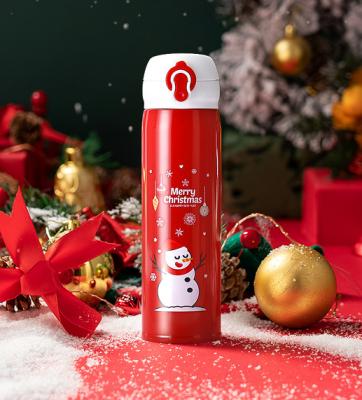 China Factory Direct Sale Double Wall Vacuum Flask Christmas Gift PORTABLE Customizable Water Bottles for sale