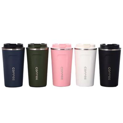 China Sustainable Portable Vacuum Insulated Coffee Tumbler Cup Stainless Steel Reusable Travel Coffee Mug for sale