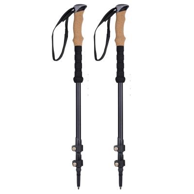 China Alu7075 China manufacturer direct buy durable alpenhorn retractable shockproof nordic walking sticks for sale