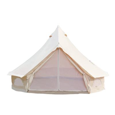 China Extended Type Manufacturers Direct Selling Camping Fully Automatic Outdoor Canvas Bell Tent For Sale for sale