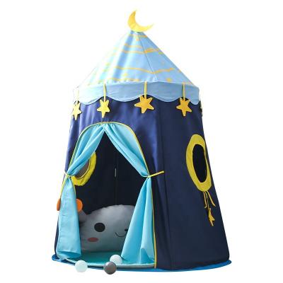 China Low Price Indoor Outdoor and Indoor Entertainment Children Play Pink and Blue Outdoor Princess Castle Tent Kids Castle Tent Children Princess Play Tent for sale