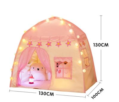 China Outdoor and Indoor Entertainment Ready to Ship High Quality Folding Portable Easy Installation DIY Indoor Kids Play Tent Boy Girls House Tent Princess Tent for sale