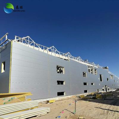 China Construcción de estructura de acero ligero Q355 Q235B Edificio modular de acero para complejo industrial en venta