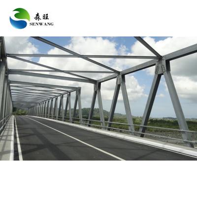 China Puentes de acero prefabricados a medida Puentes de peatones prefabricados a prueba de viento Fabricantes en venta