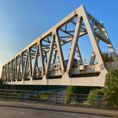 Китай Префабрикованный стальной тресс пешеходный мост, H Steel Bailey Bridge продается