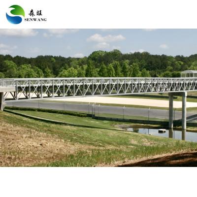 China Ponte pré-fabricada de aço, estrutura de ponte de aço personalizada à venda