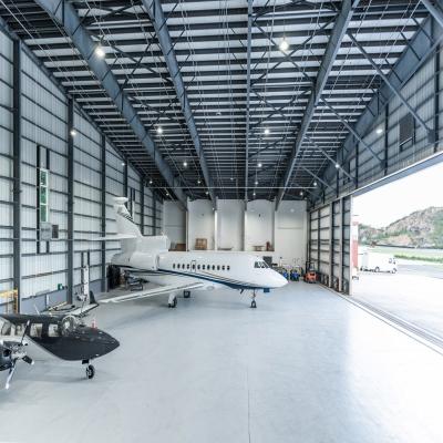 China Steel Building Aircraft Hangar Wide Span Metal Hangar Building for sale