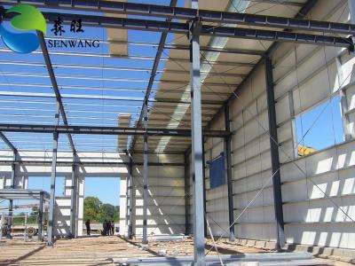 China Customizable Large Span Steel Frame Warehouse Systems for sale