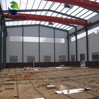 China H Frame Steel Structural Buildings , Sheet Roof Industrial Steel Buildings for sale