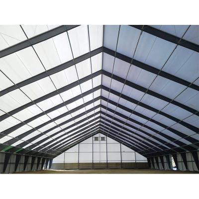 China Heavy Duty Steel Warehouse Building with C.Z Shape Purlin and Sliding Door for sale