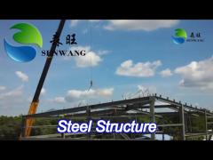 galvanized steel structure workshop , prefab metal warehouse building