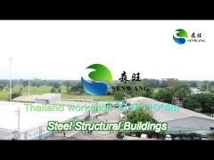 galvanized / painted steel structure residential building customized