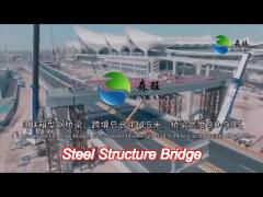 prefabricated steel truss bridge , quick build custom steel bridge structure