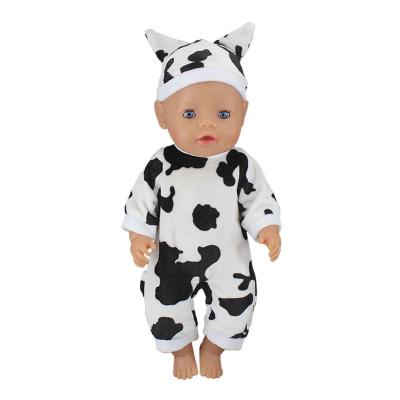 China Soft Toy New Cow Suit Wear Doll Clothes Fit 42cm Nenuco Doll Nenuco y su Hermanita Doll Accessories for sale