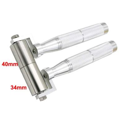 China 34mm 40mm Stainless Steel Exterior Cleaning Wallpaper Flat Pressure Roller Apply Hand DIY Tools Tray Roller Wheel Bearing Tool for sale