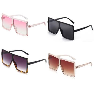 China 2021 New Arrivals Comfort Modified Face Sunglasses Women's Square Sunglasses Large Oversized for sale