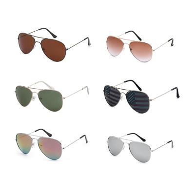 China Wholesale OEM Comfort Men's RV Lens Pilot Sunglasses Uv 400 Unisex Sunglasses Polarized Custom Metal Sunglasses for sale