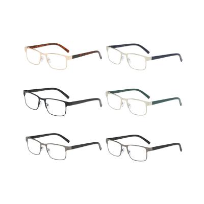 China Wholesale Low Comfort Metal Bridge CE Metal Optics High Quality Reading Glasses for sale