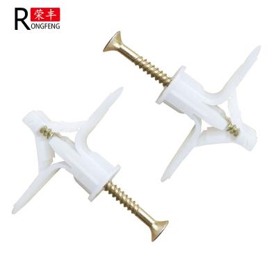 China 13*30mm 80KG Capacity Nylon Wall Anchors Undeformed for sale