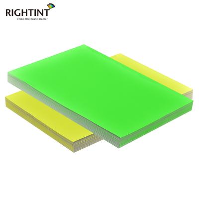 China ANTISTATIC colored self-adhesive fluorescent paper for packaging and printing for sale