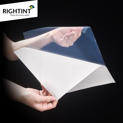 China Sale Inkjet Waterproof Self-adhesive Full Sheet Vinyl Waterproof Clear PET Sticker for Inkjet Printing en venta