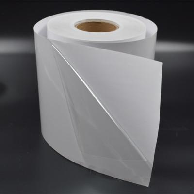 China Waterproof self-adhesive PET film clear plastic sticker in sheet/roll for sale