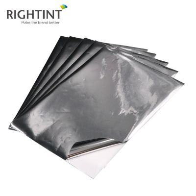 China Quality Mirror Waterproof Reliable Heat Resistant Silver Self Adhesive PET Film Jumbo Roll for sale