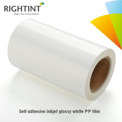 China Waterproof 60mic pp premium self adhesive glossy pearlized film for sale