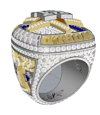 China Hiphop 2023 Can Be Baseball Champion Ring Basketball World Champion Ring Engraved Ring for sale