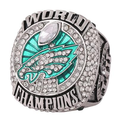 China Ring Manufacturers Wholesale 2017-2018 Men's Hiphop NFL Eagle Championship Ring Philadelphia for sale