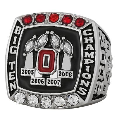 China Europe And 2008 NCAA Ohio Horse Chestnut Championship Ring Fan Souvenir Men's Ring Wholesale for sale