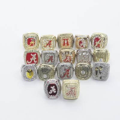 China Europe & NCAA 17 College Customized Box Of Alabama Tide Crimson College Championship Rings for sale