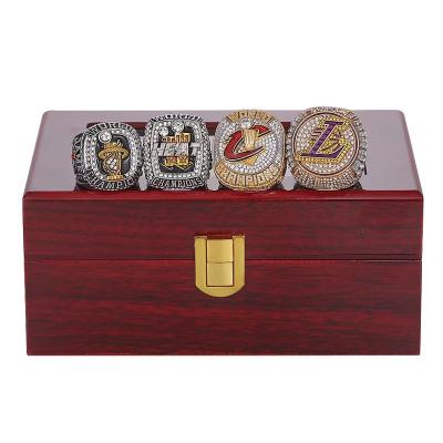 China 2020 King Of The Rings Mens Basketball Championship Hiphop James 4 Ring Set Ring Custom Birthday Gift for sale