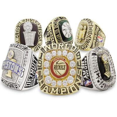 China Custom Souvenir Gift Decoration NBA Basketball Championship Ring, Full Set of Custom Riders Warriors Fan Souvenirs, Custom Engraving for sale