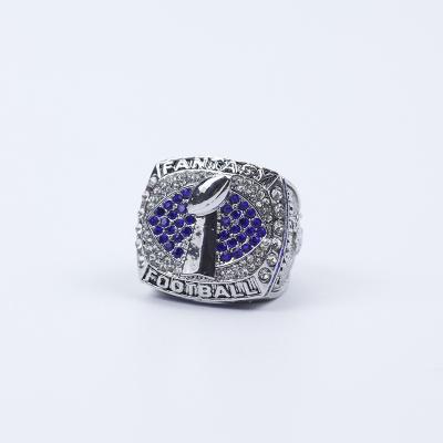 China 2021 Hiphop Fantasy Football Championship Rings Jewelry For Men's Finger Rings Hip Hop Jewelry Gift for sale