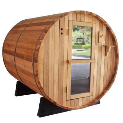 China Computer Control Panel Best Sauna Room Solid Wood Outdoor Dry Steam Sauna Room for sale