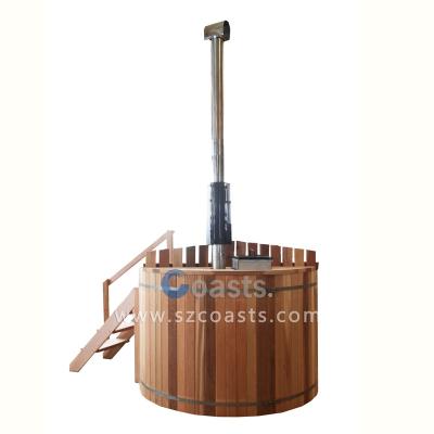 China 2018 Free Hot Sale High Quality Chinese Outdoor Hot Tub Wood Fired Hot Tub Cedar Wood Bathtub for sale