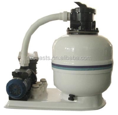 China Swimming Pool Water Equipment High Efficient Sand Filter With Pump On Sale 40mm for sale