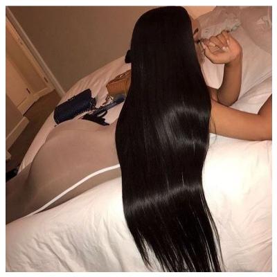 China Handmade Weft Top Selling 12A To Grade Mink Raw Virgin Unprocessed Brazilian Straight Human Cuticle Aligned Hair for sale