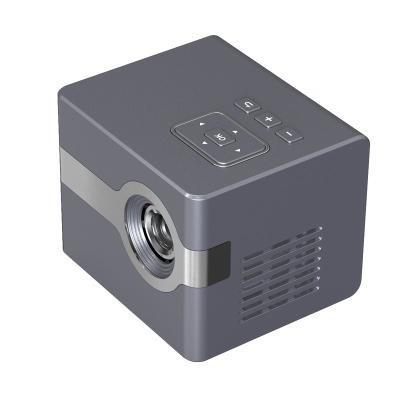 China Newest C50 DLP Mini Projector 50 ANSI Lumens Portable Multimedia Smart Portable Video Beamer for sale