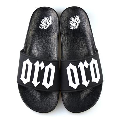 China Fashion Trend Most Popular Wholesale Slips Custom 3D Logo Men Comfortable Female Slippers Sandals Slippers Printed Side for sale