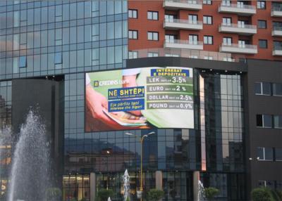 China Curved Outdoor LED Advertising Screens , High Brightness Curved LED Panels for sale