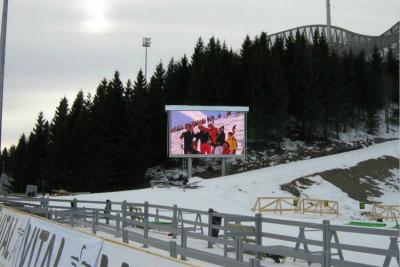 China brillo de la pantalla LED fija al aire libre de la echada del pixel de 5m m alto para el puerto/el aeropuerto en venta