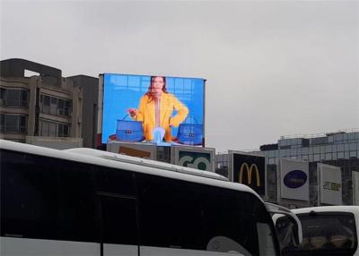 China Nissen-Helligkeit der LED-Vorhang-im Freien Videowand-8000 für große Gebäude zu verkaufen