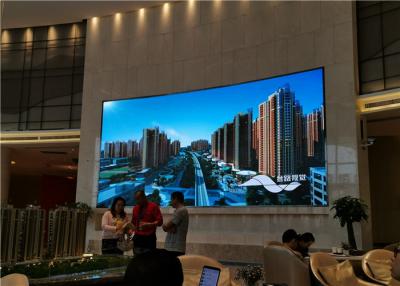 China Curved Flexible Indoor Full Color Led Screen , Stage Led Video Wall 3 Years Warranty for sale