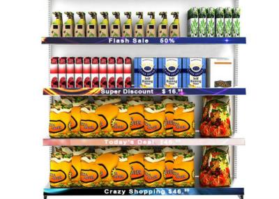 China Small Pixel Pitch Creative LED Screen COB Shelf P2 For Supermarket Clubs Stores for sale