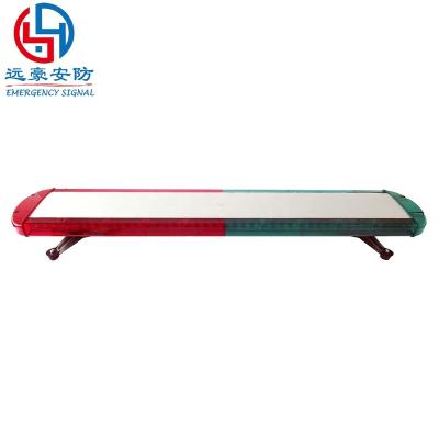 China 48 Inch Aluminum Alloy +PC High Power LED Flashing Alarm Light Bar 17 Modes Amber PC Led Tri Discrimination Light Bar 24V Wholesale Fire Truck racial for sale