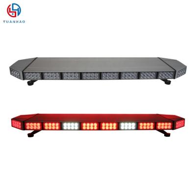 China 264w Large Power LED Warning Emergency Vehicle Safety Strobe Warning Lightbar 12v Led Lightbars 360 Degree Coverage Universal Auto Flashing Light Bar for sale