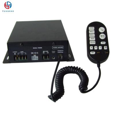 China Vehicles / automobile amplifier for lightbar and speaker multi tones wired control with Mic Loudspeaker Emergency Electronic PA system for police cars for sale